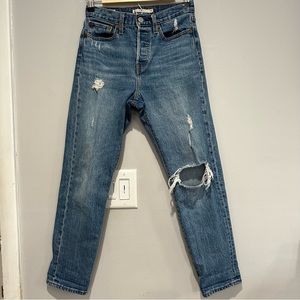 Levi’s Wedgie High Rise Button Fly Jeans Size 25